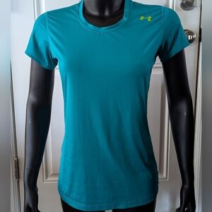 Under Armour Teal Fitted Tee - Size M